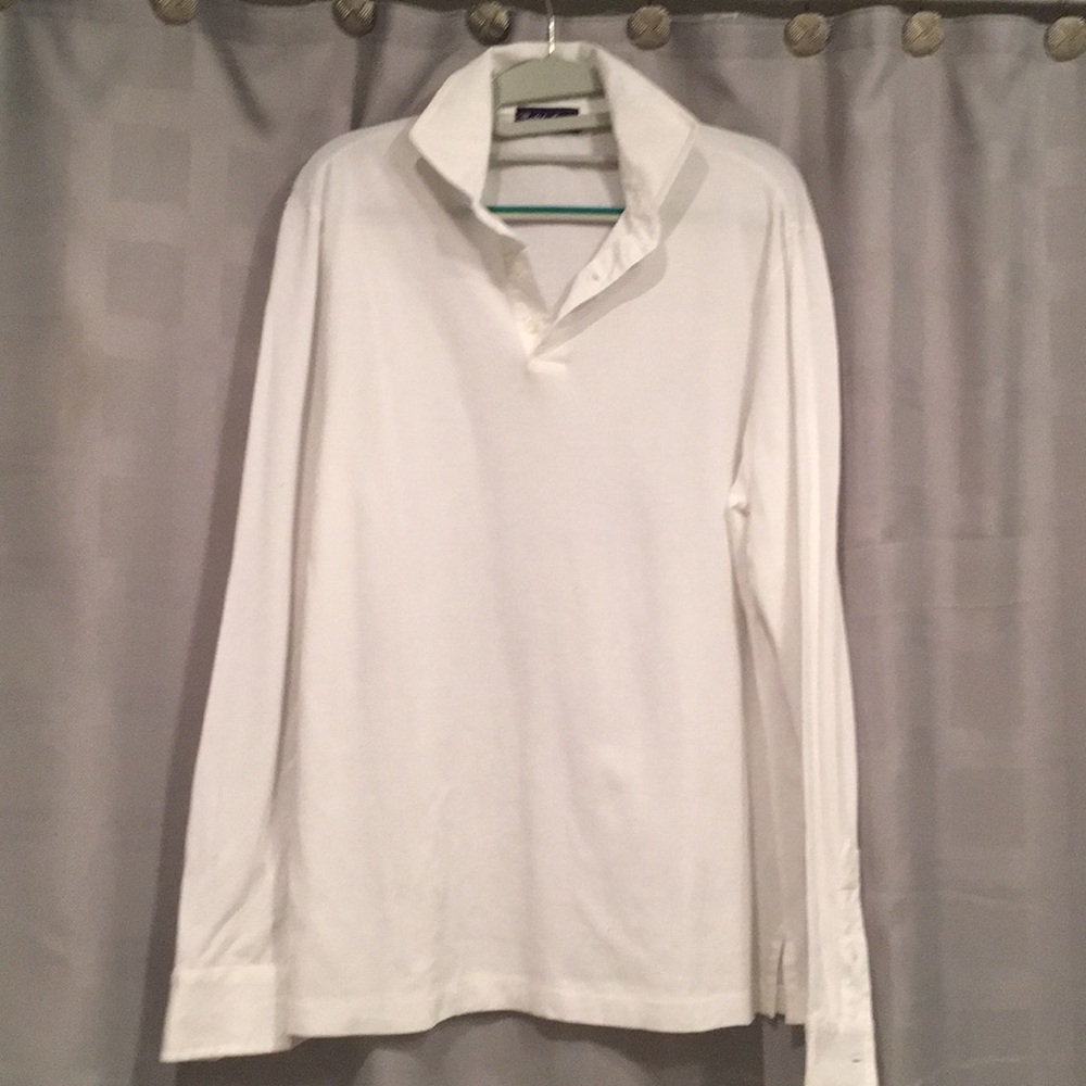 Ralph Lauren Purple. Men’s Long Sleeve mesh polo.